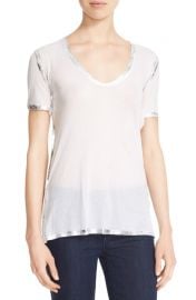 Zadig  amp  Voltaire   x27 Tino  x27  Foil Accent Tee at Nordstrom